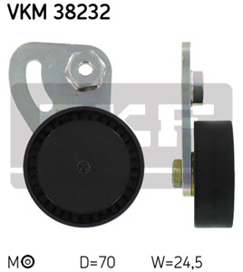 Strammerull, kilerem med ribber, Høyre, BMW 3 [E36], 3 Compact [E36], 3 Touring [E36], 5 [E39], 5 Touring [E39], 7 [E38], 64 55 2 245 58