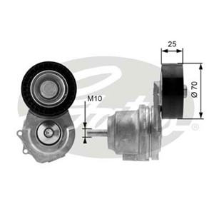 Strammerull, kilerem med ribber, CHEVROLET,OPEL,VAUXHALL, 1340266, 55484503, 55565570, 636592