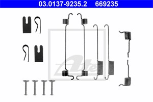 Tilbehørsett, bremsesko, Bakaksel, FORD FOCUS I, FOCUS Sedan I, FOCUS Skåp / kombi I, FOCUS Turnier I, 1075555
