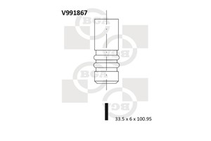 Innløpsventil, DACIA,MERCEDES-BENZ,NISSAN,RENAULT,SUZUKI,VW, 13201-00QAN, 13201-BN700, 7701473184, 7701476573