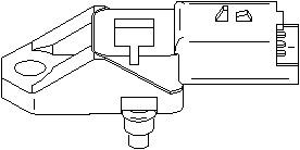 Sensor, ladetrykk, , CITROËN,FIAT,FORD,LANCIA,MAZDA,MINI,PEUGEOT,VOLVO, 1 231 463, 1 256 481, 1 468 879, 1362 7 794 981, 1920 CZ, 312161