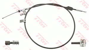 Kabel, parkeringsbremse, Bak, Venstre, TOYOTA COROLLA Verso, 46430-0F010