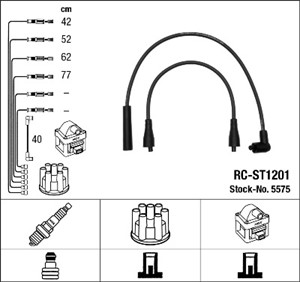 Tennledningssett, SEAT IBIZA I, 40 21 015 54R, 40 21 029 77R, 40 21 042 49R, 402101554R, 402102977R, 402104249R, 40210AX000, 40210-AX000
