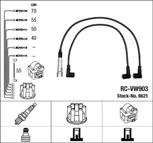 Tennledningssett, SKODA,VW, 025 998 031, 200 998 031 D