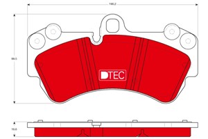 Bremseklosser sett, Framaksel, PORSCHE CAYENNE, VW TOUAREG, 7L0 698 151 B, 7L0 698 151 D, 7L0 698 151 F, 7L0 698 151 Q, 7L0 698 151 S, 7