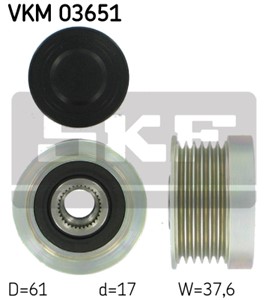 Frihjul, dynamo, VOLVO C70 Cabriolet I, C70 Coupé I, S60 I, S70, S80 I, V70 I, V70 II, XC70 CROSS COUNTRY I, XC90 I, 30667878, 30737517,