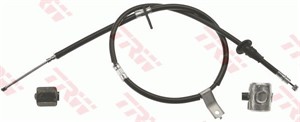 Kabel, parkeringsbremse, Bak, Høyre bak, Høyre, HYUNDAI ACCENT I, ACCENT II, ACCENT Sedan, ACCENT Sedan II, 59770-22100, 59770-25000
