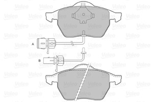 Bremseklosser sett, Framaksel, FORD GALAXY I, GALAXY II, SEAT ALHAMBRA, VW SHARAN, 1001095, 1027703, 1031843, 7M0698151, 7M0698151A, 7M0