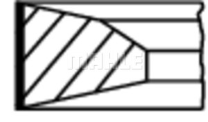 Stempelringsett, MERCEDES-BENZ, 642 030 00 24, A642 030 00 24