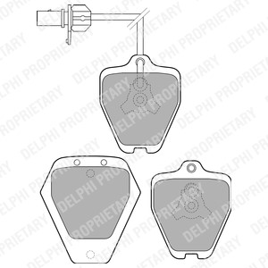 Bremseklosser sett, Framaksel, AUDI A6 C5, A6 C5 Avant, 4B0 698 151C, 4B0698151AE