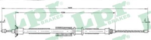 Kabel, parkeringsbremse, Høyre, FIAT PUNTO, PUNTO Cabriolet, PUNTO Van, 7747331