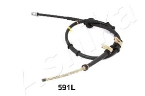 Kabel, parkeringsbremse, Bakre venstre, MITSUBISHI COLT III, MB520343
