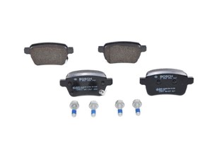 Bremseklosser sett, Bakaksel, OPEL ADAM, CORSA E, CORSA E Skåp/halvkombi, VAUXHALL ADAM, CORSAVAN Mk IV, 16 05 285, 95 517 078, 95517078