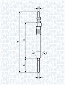 Glødeplugg, ALFA ROMEO,CITROËN,FIAT,FORD,LANCIA,OPEL,PEUGEOT, 1724842, 1826357, 55 564 219, 55210051, 55238404, 55564219, 5960 L4, 5960L