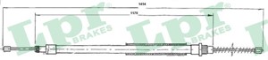 Kabel, parkeringsbremse, Venstre, PEUGEOT 309 I, 309 II, 474565