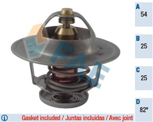 Termostat, kjølemiddel, ALFA ROMEO,CITROËN,FIAT,IVECO,OPEL,PEUGEOT,SEAT, 1338.90, 4500823, 500329622, 7303615, 8096735, 9161123, 9846363