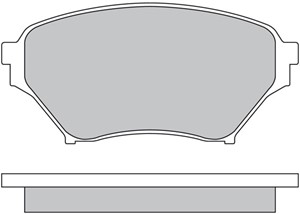 Bremseklosser sett, Framaksel, MAZDA MX-5 II, N0Y7-33-28Z, N0Y9-33-23Z