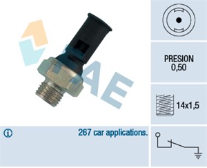 Oljetrykkbryter, FORD,VOLVO, 04L 906 088 DD, 04L 906 088 EF, 1347003, 1347003-4, 1371947, 272484, 3545316-6, 3545696, 3545696-1, 6M5G-92