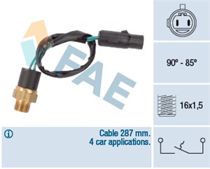 Temperaturbryter, radiator ventilator, HYUNDAI LANTRA I, SONATA II, 25360-33010, 25360-33011, 51805870, TS-248