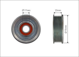 Strammerull, kilerem med ribber, MAZDA 3, 3 Sedan, Z60115980C, Z601-15-980C, Z60115980D, Z601-15-980D