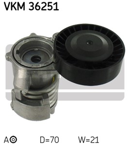 Strammerull, kilerem med ribber, Øvre, FORD FOCUS II, KUGA I, VOLVO C30, C70 Cabriolet II, S40 II, V40 Halvkombi, V50, 1540603, 31251653
