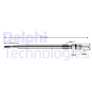 Glødeplugg, MITSUBISHI COLT VI, SMART FORFOUR, 001 159 4601, A001 1594 601, MN960270