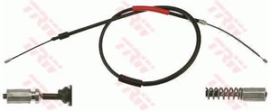 Kabel, parkeringsbremse, Bak, Bakre venstre, Venstre, CITROËN ZX, ZX Break, 4745 K8, 962884680