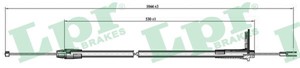 Kabel, parkeringsbremse, Bak, Venstre, MERCEDES-BENZ A-KLASS [W168], VANEO [414], 1684201985