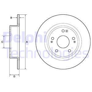 Bremseskive, HONDA HR-V, 42510T7WA01, 42510T7WA02