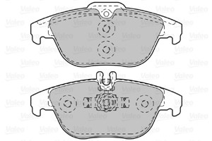 Bremseklosser sett, Bakaksel, MERCEDES-BENZ, 0054200720, 0054204320, 0054204920, 0054208120, 0064201320, 0064206120, 0074208520, 5420072