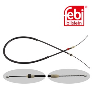 Kabel, parkeringsbremse, Bakre venstre, Høyre bak, PEUGEOT 206 CC, 206 Halvkombi, 206 Sedan, 206 SW, 206 Van, 206+, 4745.N4, 4746.36