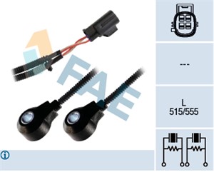 Bankesensor, VOLVO S60 I, S80 I, V70 II, XC90 I, 4351205040, 6460900480*, 9497030, A6460900480*, KS-245
