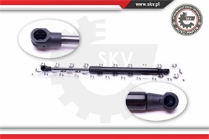 Pneumatisk fjær, motorpanser, Foran, AUDI A6 C4, BMW 5 [E39], 5 Touring [E39], 51238174866