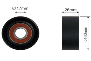 Strammerull, kilerem med ribber, CITROËN,FIAT,PEUGEOT, 16 114 248 80, 5751.F3, 9654127380