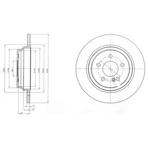 Bremseskive, MERCEDES-BENZ S-KLASS [W221], SL [R230], 221 423 0712, 2214231112, A221 423 0712