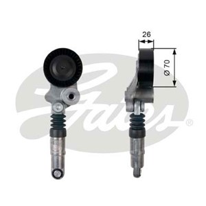 Strammerull, kilerem med ribber, MERCEDES-BENZ, 6422000770, 6422001170, 6422001570, 6422001670, 6422002670, A6422000770, A6422001170, A6