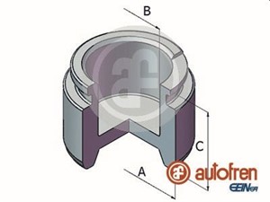 Stempel, bremseklave, Framaksel, VW LT 28-35 Buss I, LT 28-35 Flak/chassi I, LT 28-35 Skåp I, LT 40-55 Flak/chassi I, LT 40-55 Skåp I