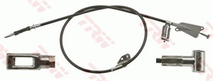 Kabel, parkeringsbremse, Bak, Venstre, NISSAN ALMERA II, ALMERA Hatchback II, 36531-BM700, 36531-BN80A