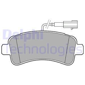 Bremseklosser sett, Bakaksel, CITROËN,FIAT,PEUGEOT, 1612434080, 77367094