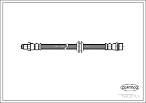 Bremseslange, Bakaksel, MG MG ZT, MG ZT- T, ROVER 75, 75 Tourer I, GBH90335, SHB101221