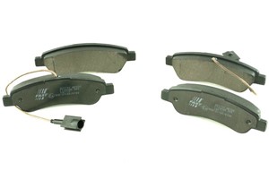 Bremseklosser sett, Bakaksel, CITROËN,FIAT,PEUGEOT, 16 124 341 80, 16 144 121 80, 1612434180, 1614412180, 77366679