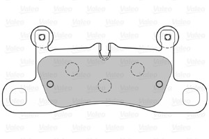 Bremseklosser sett, Bakaksel, PORSCHE 911, 911 Cabriolet, 911 Targa, CAYENNE, VW TOUAREG, 7P0698451, 7P0698451A, 7P6698451, 955 352 939