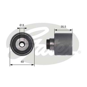 Styrerulle-kilerem tannrem, SEAT,SKODA,VW, 038 109 244 J, 038 109 244 N, 1221491, 2M216K297AA, 68000678AA, MN980104