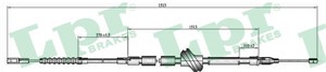 Kabel, parkeringsbremse, Høyre, Venstre, AUDI A6 C4, A6 C4 Avant, 4A0609721D