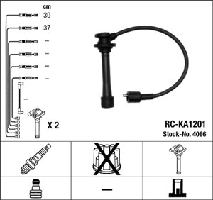 Tennledningssett, KIA CARENS I, CARENS Minibus, minivan II, CLARUS, CLARUS Kombi, SEPHIA, SEPHIA Sedan, SHUMA I, SHUMA II, SHUMA Sedan,