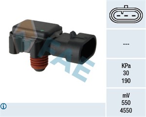 Sensor, sugerørtrykk, OPEL,VAUXHALL, 1247049, 16235939, 6238166, 97180655, 98131026, AS-371