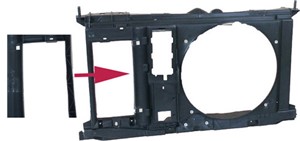 Front kledning, CITROËN C4 I, C4 Coupé, PEUGEOT 3008 Minibus, minivan, 307, 307 Break, 307 CC, 307 SW, 308 I, 308 CC, 308 SW I, 7104 CH