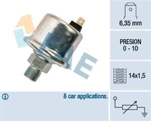 Sensor, oljetrykk, MERCEDES-BENZ MB Buss [W631], MB Flak/chassi [W631], MB Skåp [W631], SEAT 132, 028 109 119 P S4, 028 109 119 P, 028 1