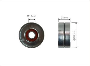 Strammerull, kilerem med ribber, CHRYSLER VOYAGER / GRAND VOYAGER III, JEEP CHEROKEE, 04897159AA, 04897159AB, 04897259AC, 05014344B, 489