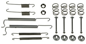 Tilbehørsett, bremsesko, Bakaksel, OPEL,VAUXHALL, 16006290, 92606290